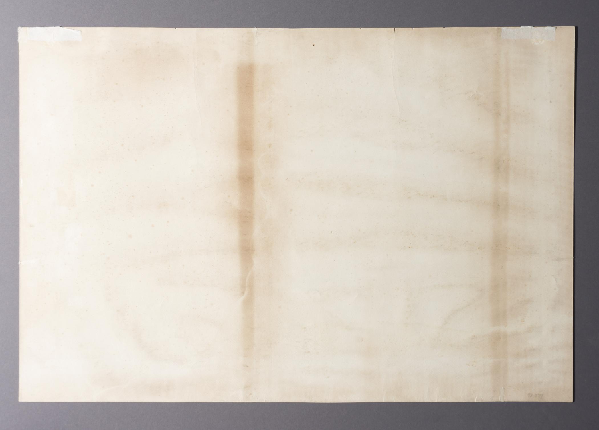 1973.0379 Print, view 3, reverse, raking light