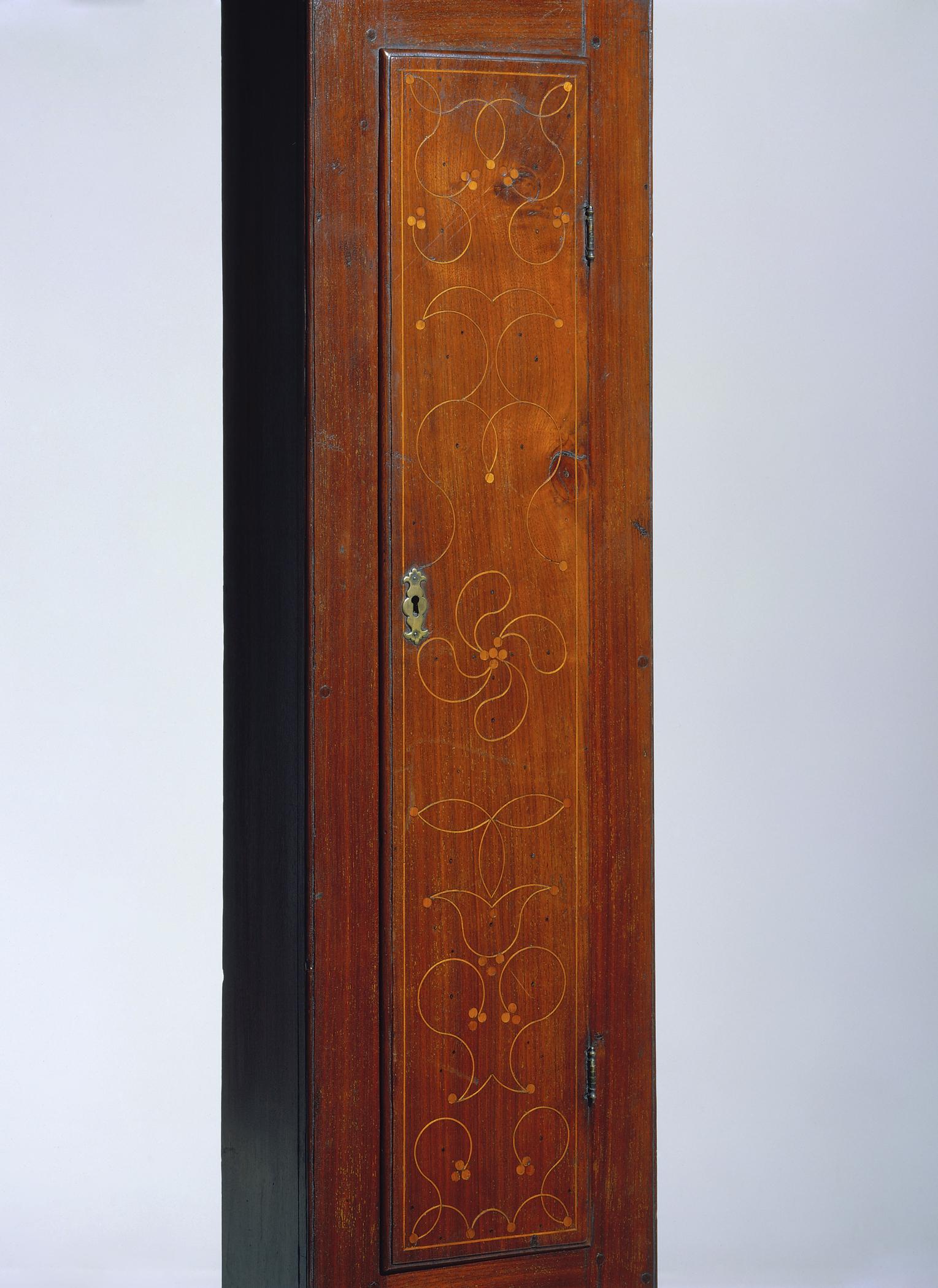 1957.0971 A, B Clock, detail