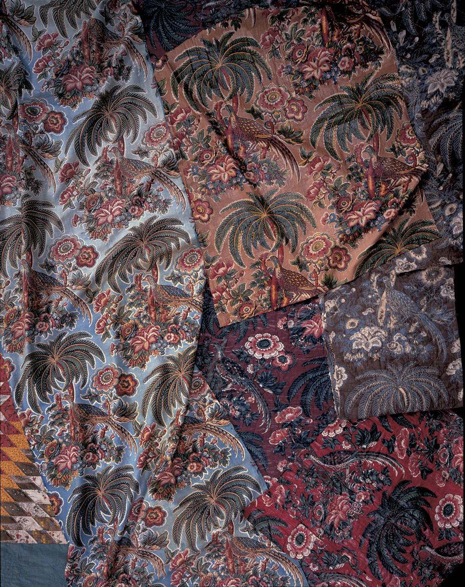 1973.0397 Quilt, 1995.0018 Textile, printed, 1969.3311 Textile, printed, 1969.3312 Textile, printed, 1958.0062.004 B Textile, printed