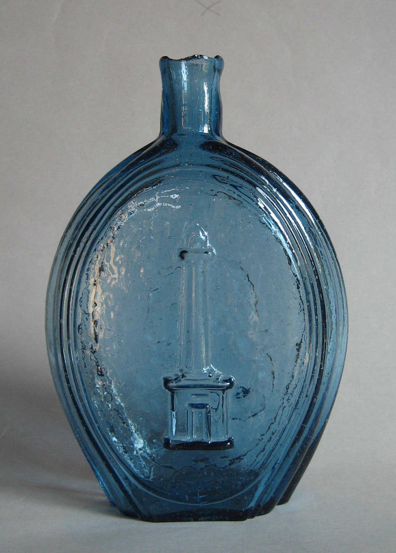 1973.0400.001 (side 2) Glass Flask