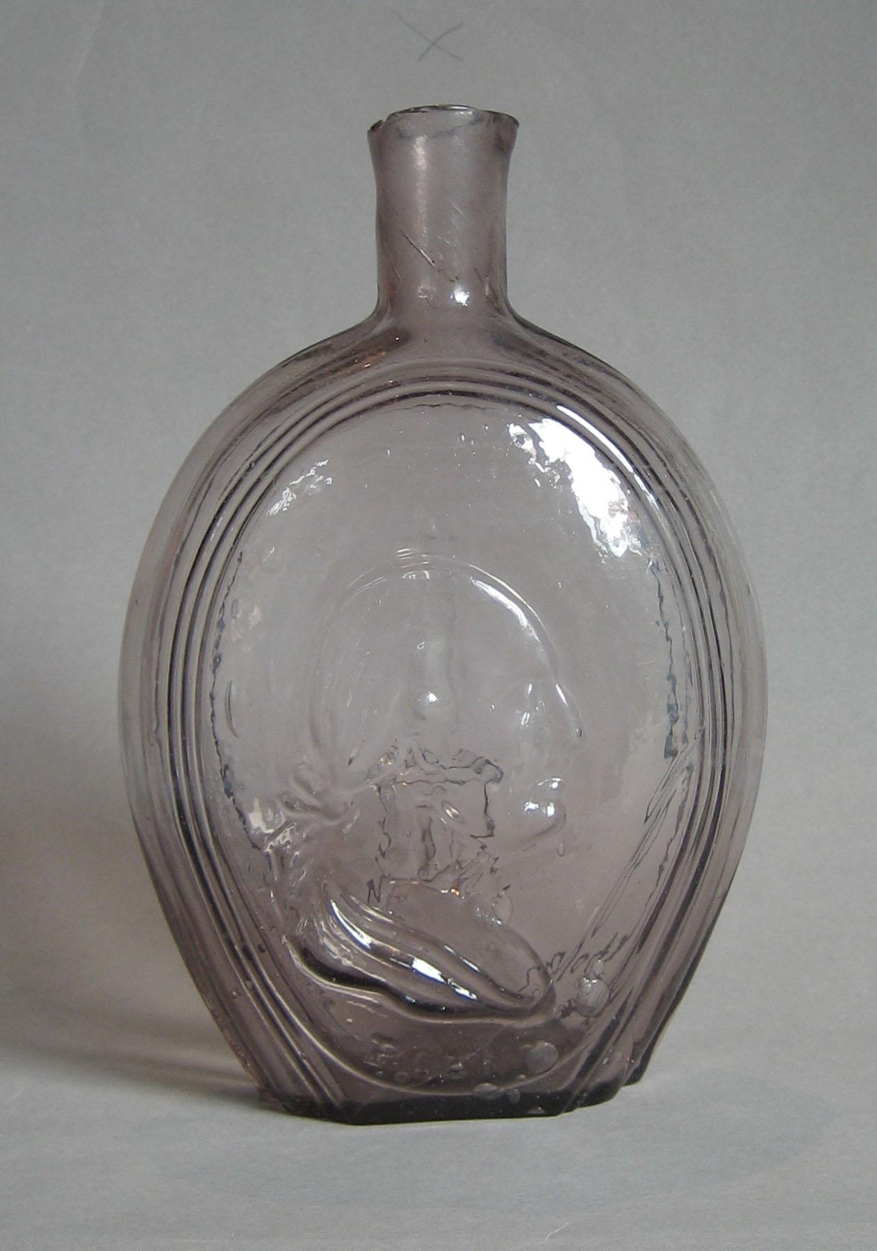 1973.0400.002 (side 2) Glass Flask