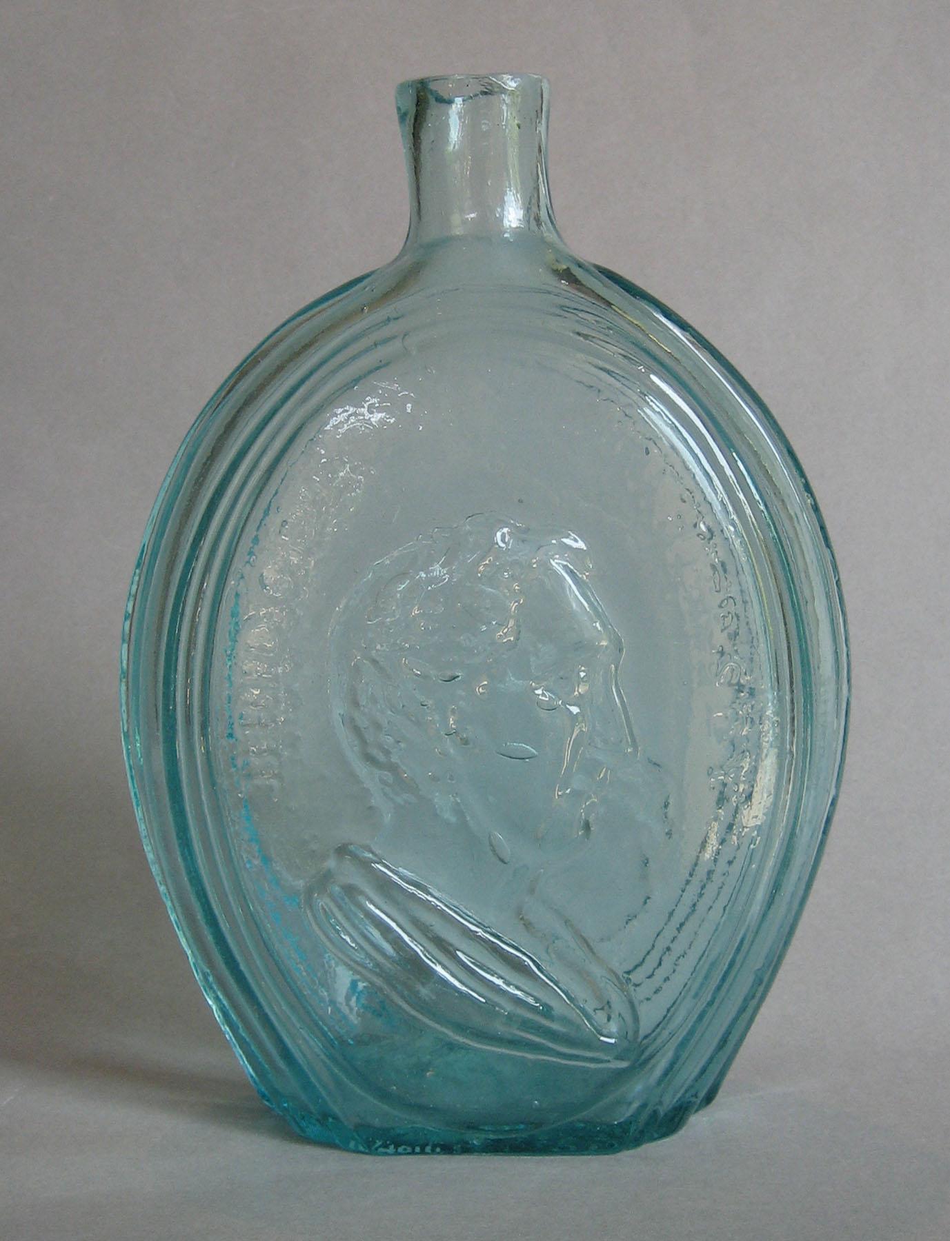 1973.0401.001 (side 1) Glass Flask