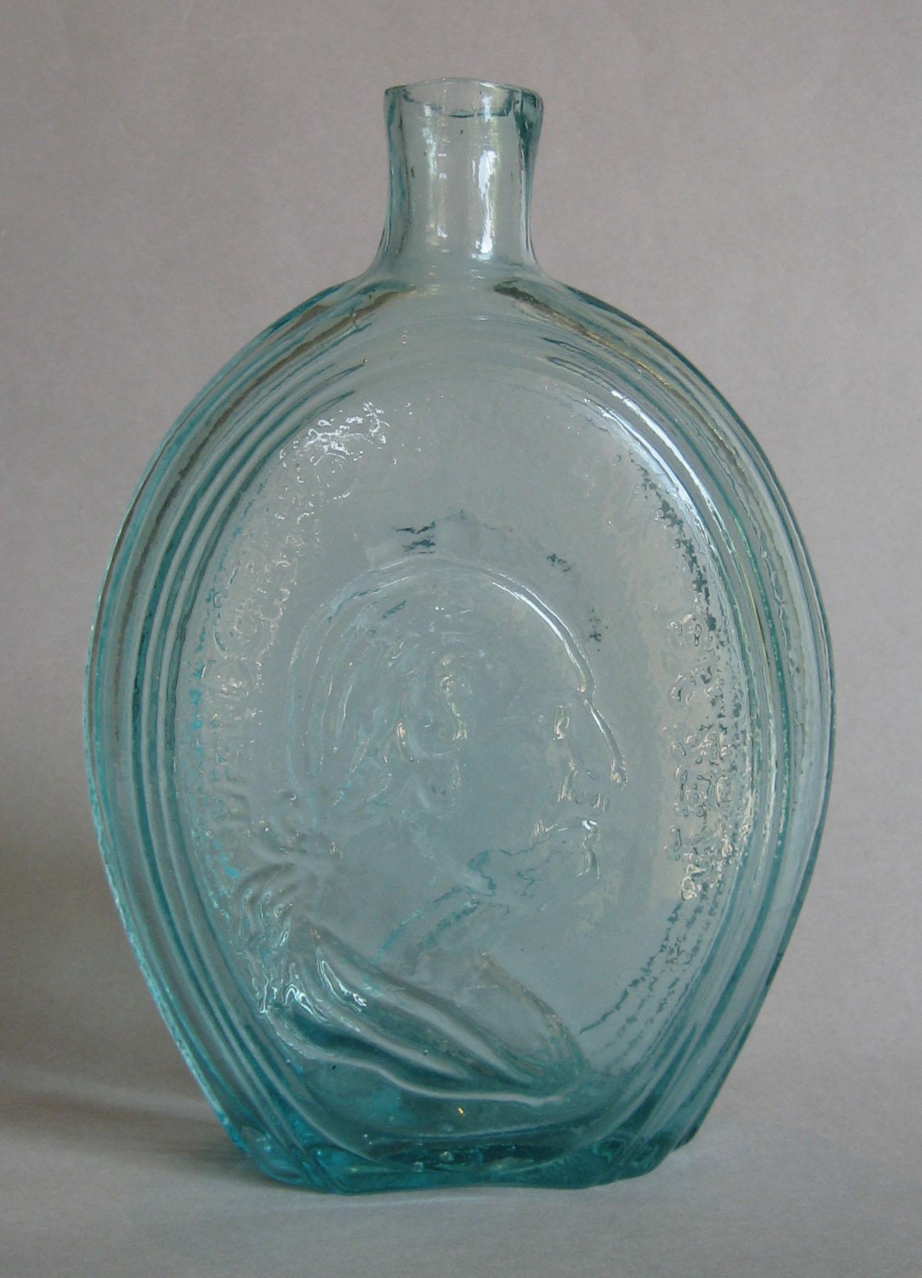 1973.0401.001 (side 2) Glass Flask
