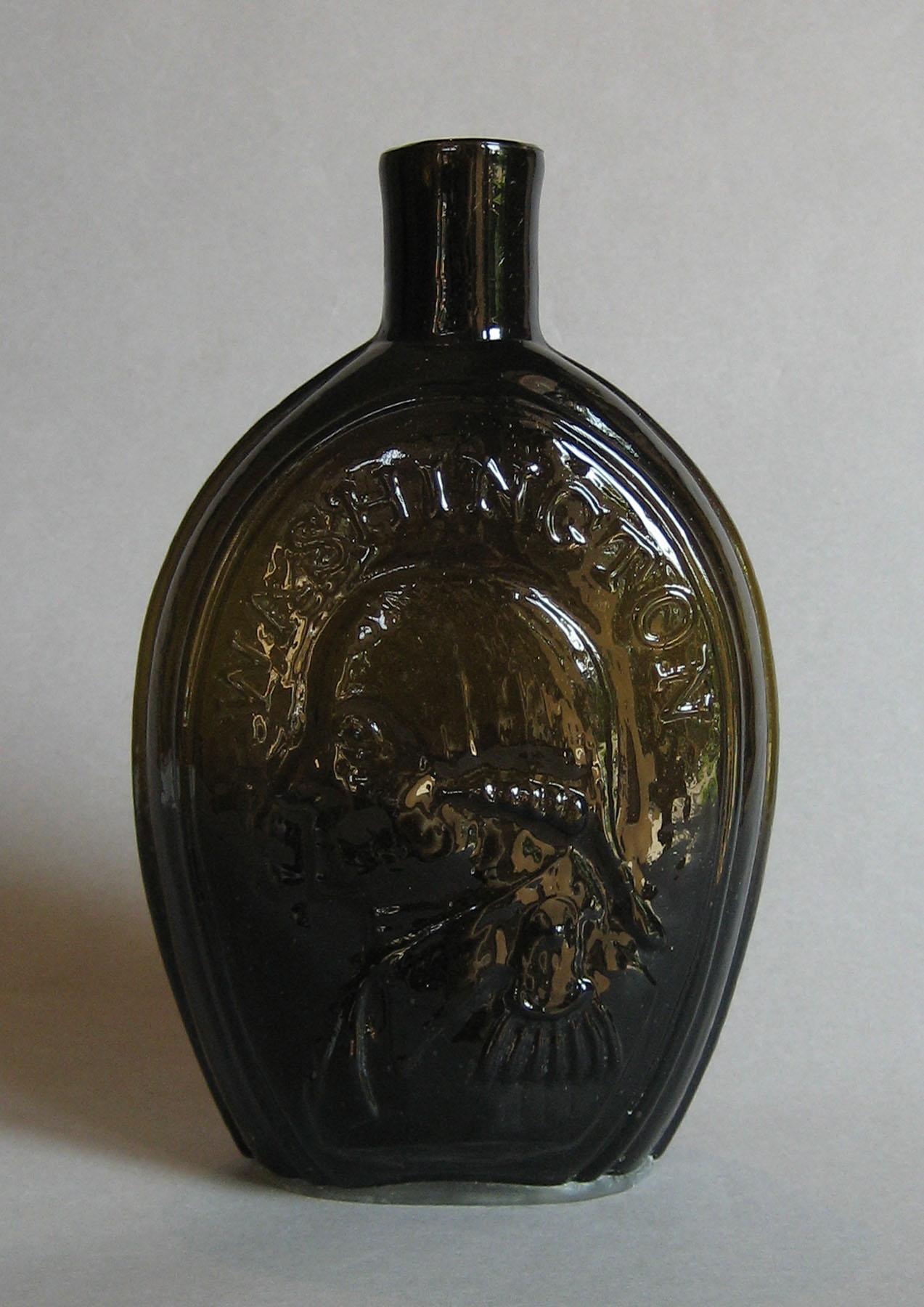 1973.0401.003 (side 1) Glass Flask