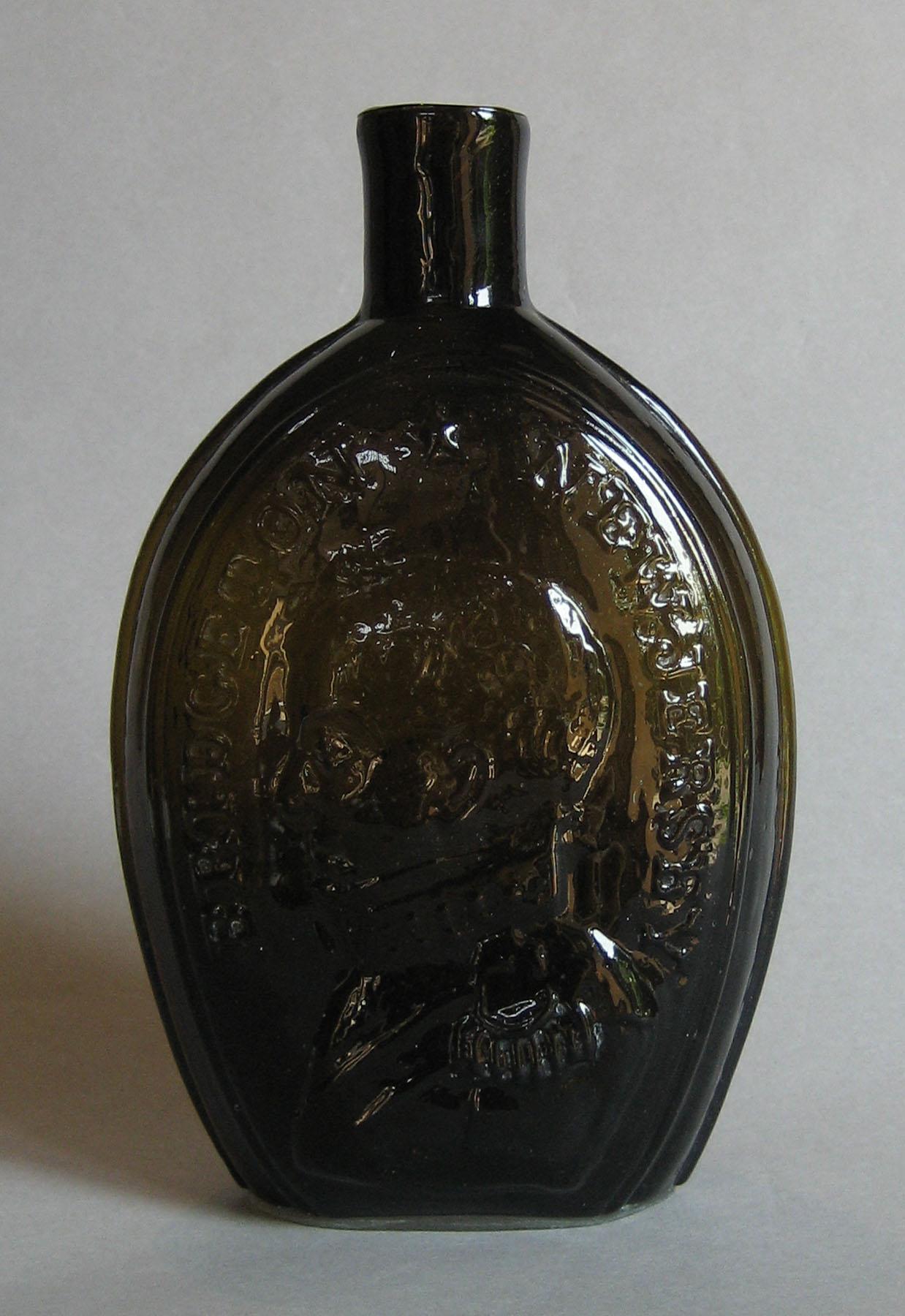 1973.0401.003 (side 2) Glass Flask