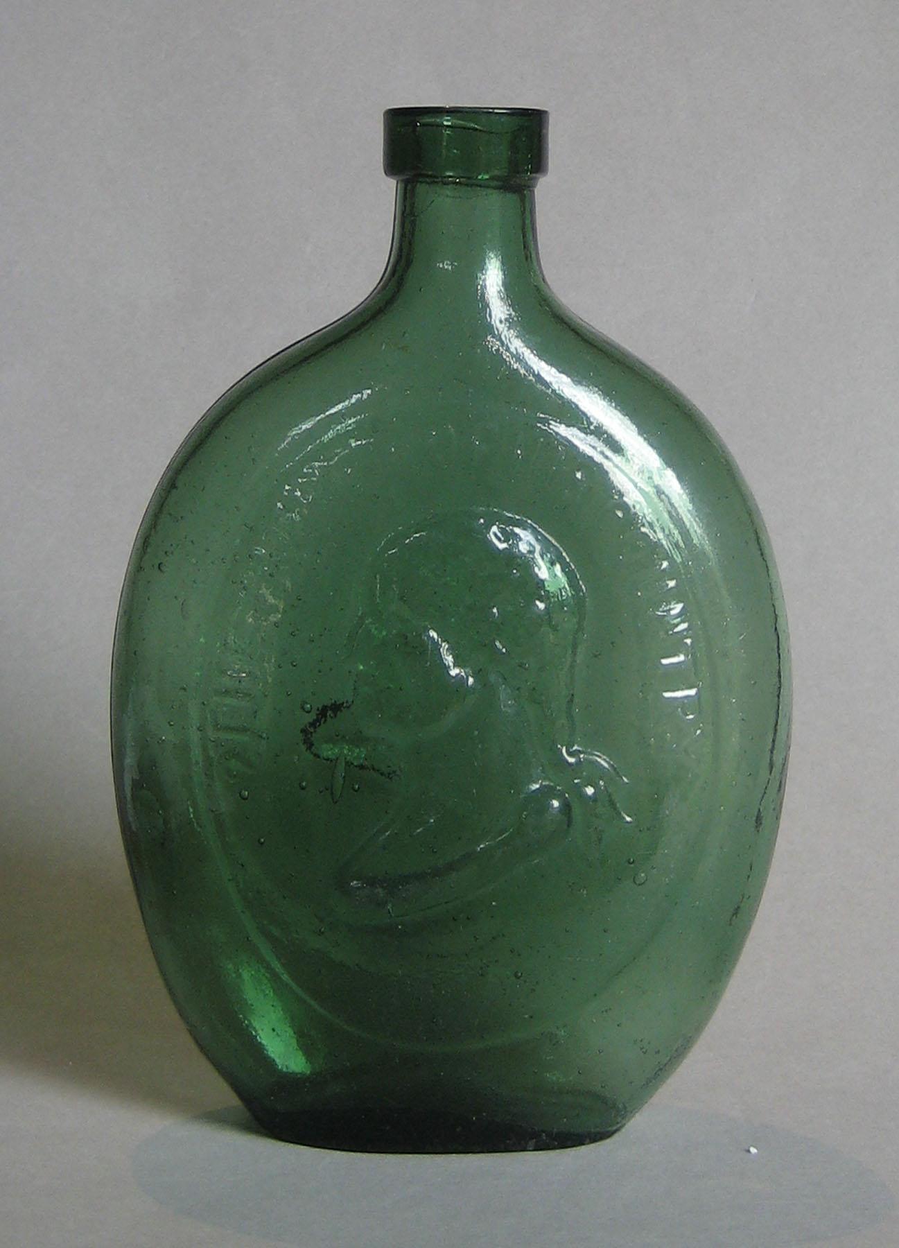 1973.0402.002 (side 1) Glass Flask