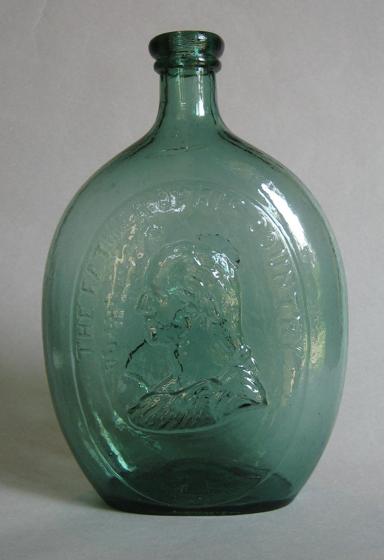 1973.0402.006 (side 2) Glass Flask