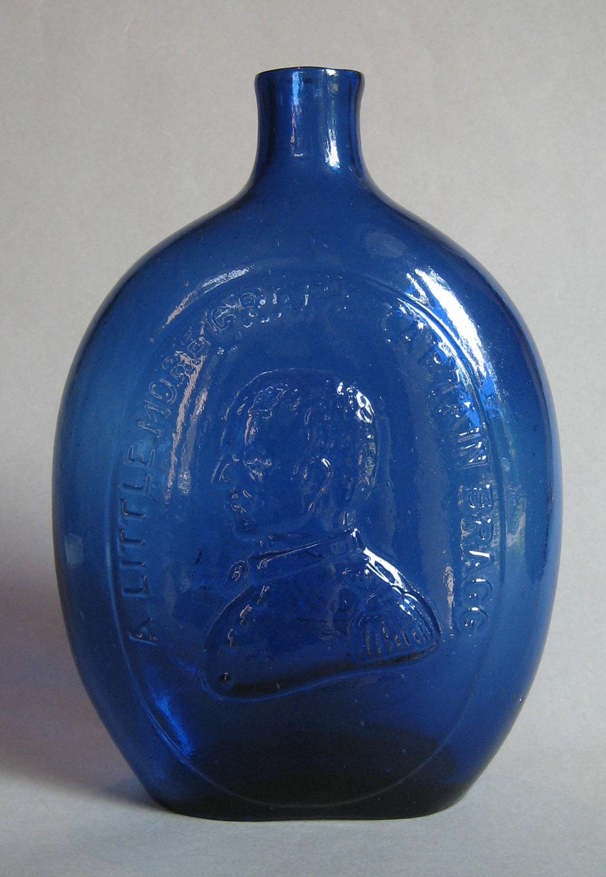 1973.0402.007 (side 1) Glass Flask