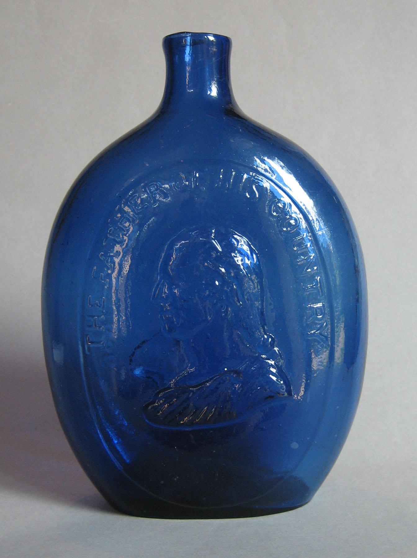 1973.0402.007 (side 2) Glass Flask