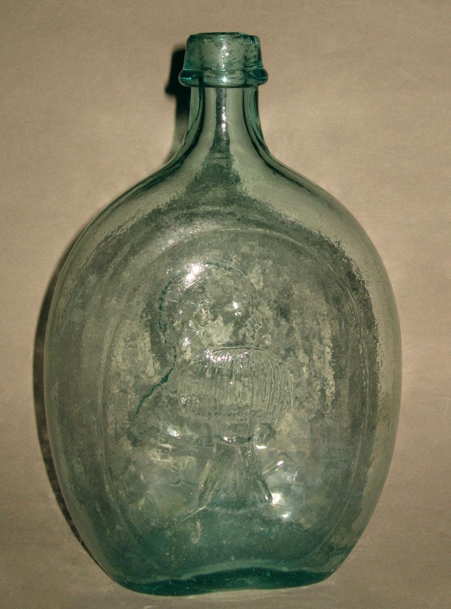1973.0406.001 Glass flask (op.side)