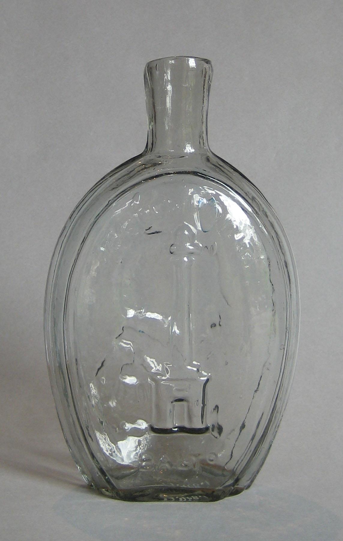 1973.0408.001 (side 1) Glass Flask