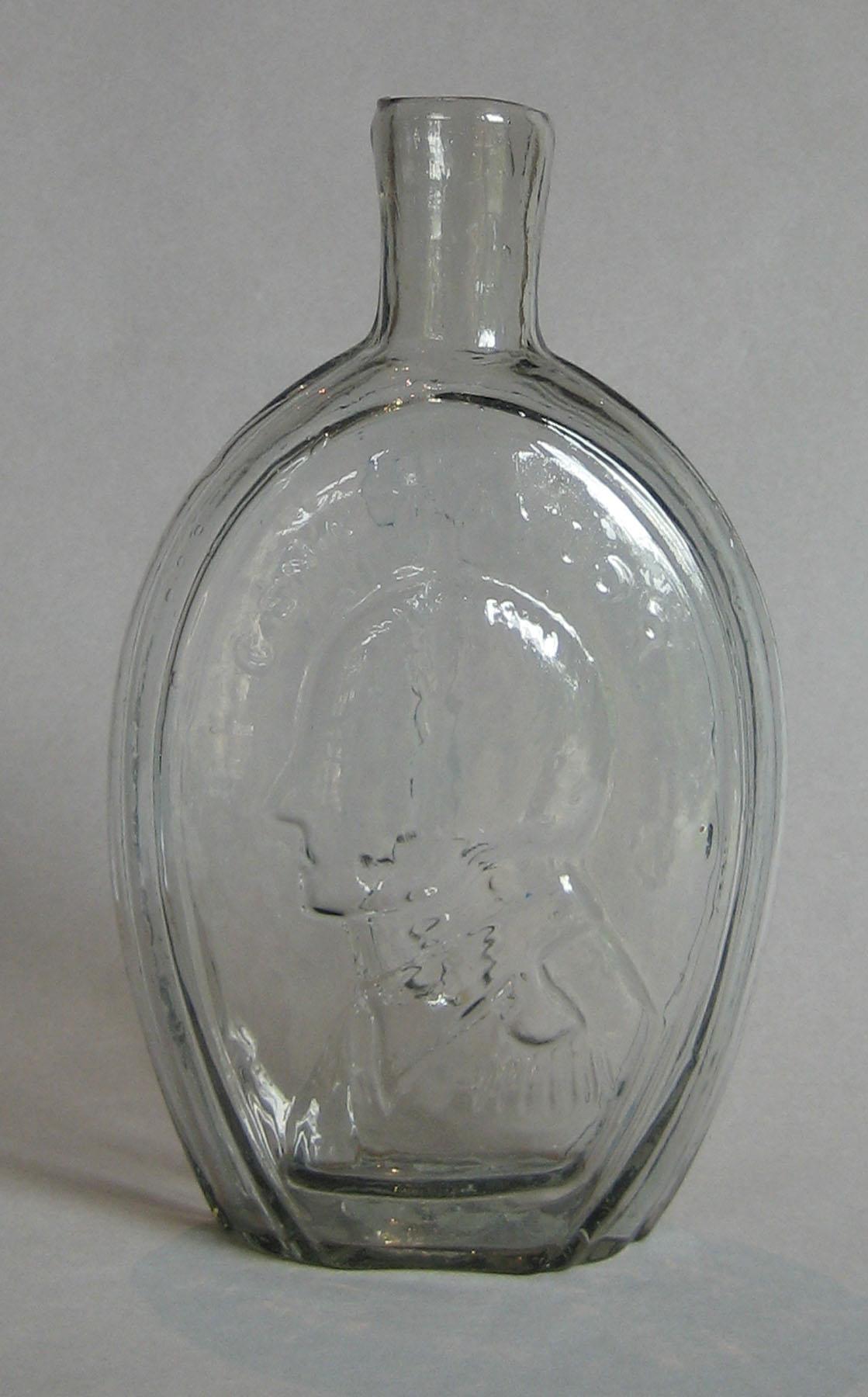 1973.0408.001 (side 2) Glass Flask