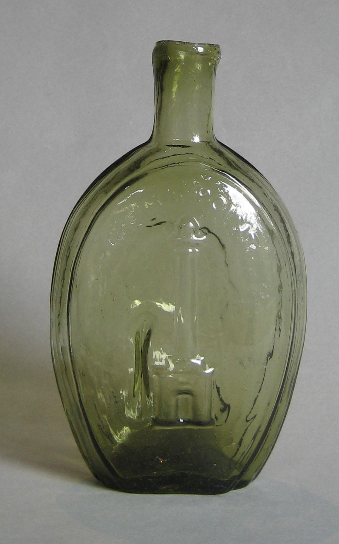 1973.0408.003 (side 1) Glass Flask