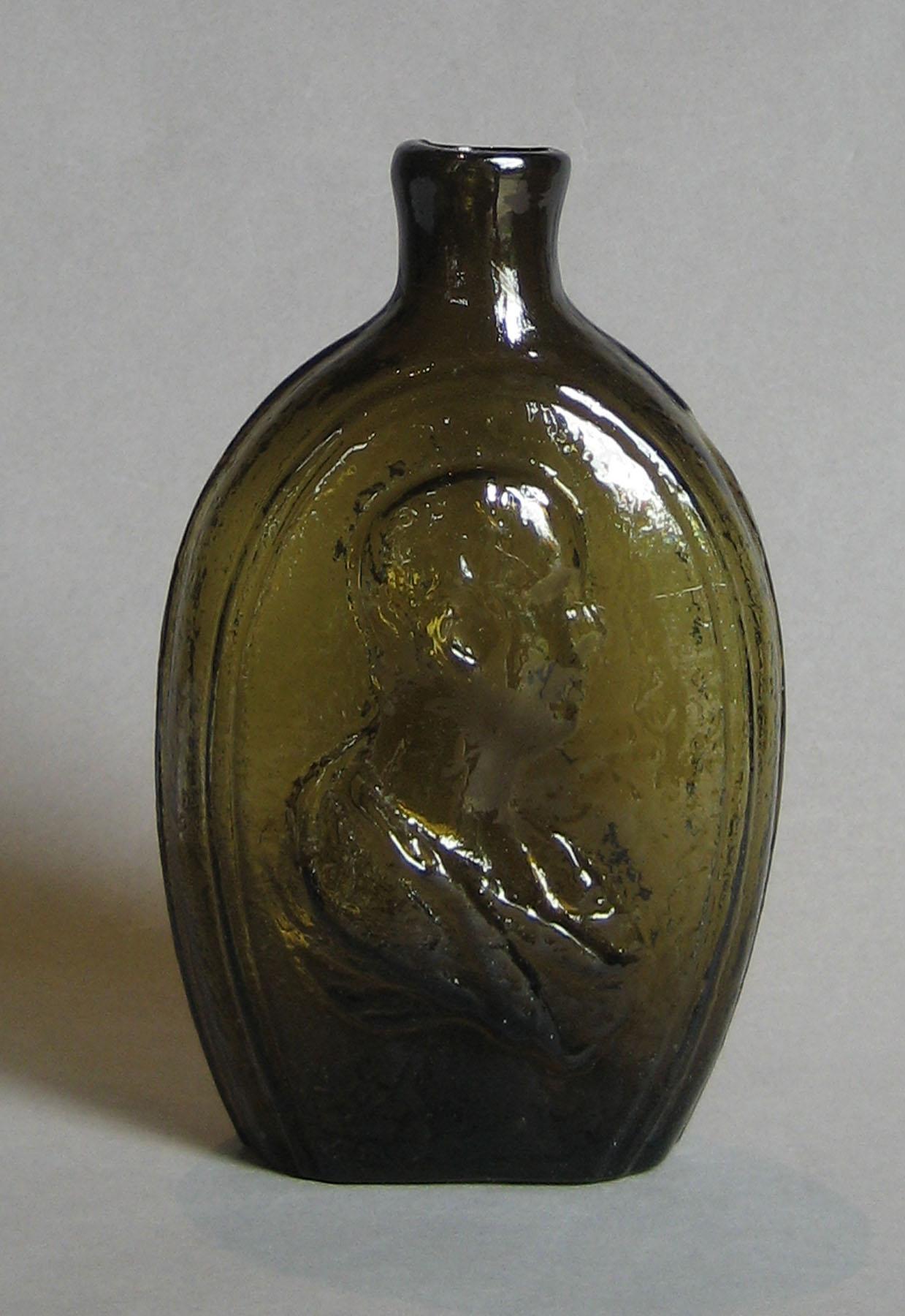 1973.0409.002 (side 1) Glass Flask
