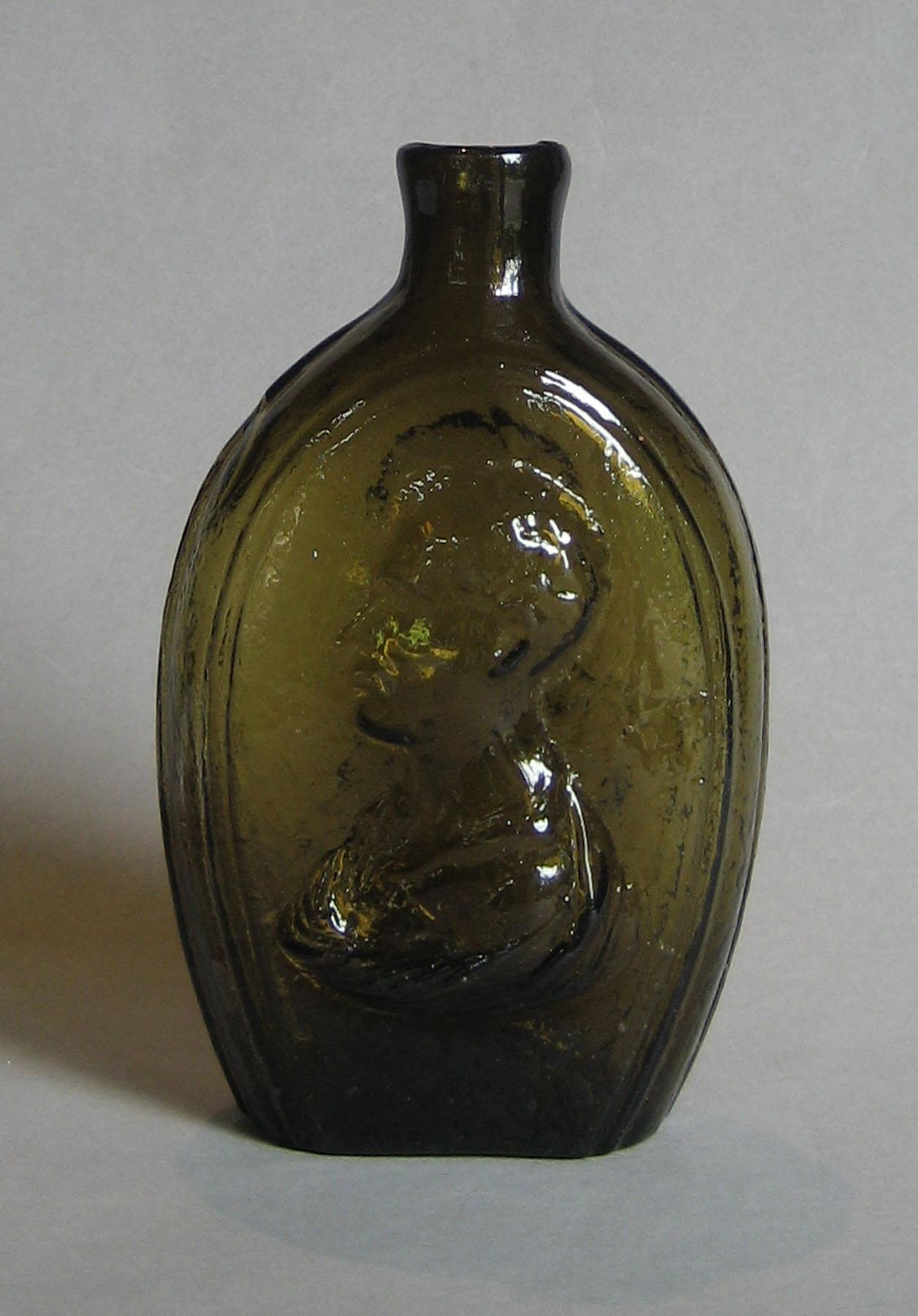 1973.0409.002 (side 2) Glass Flask