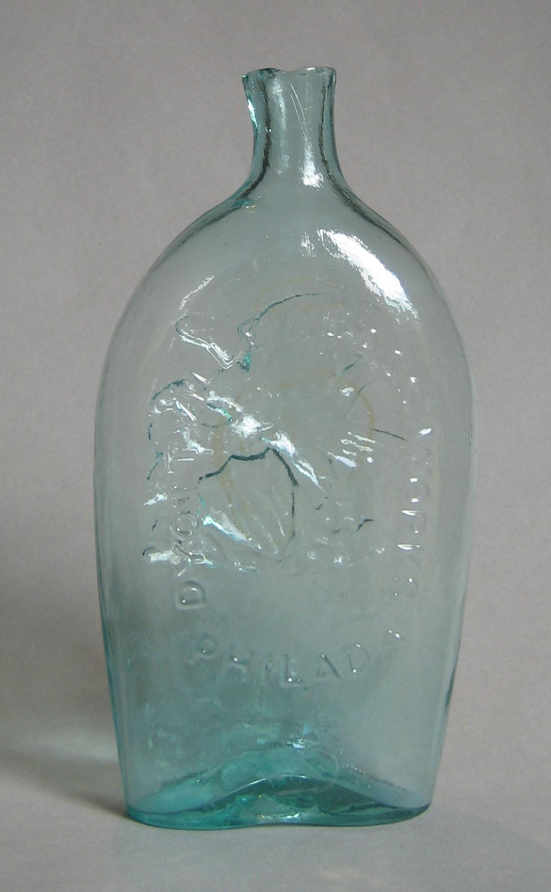 1973.0412.003 (side 2) Glass Flask