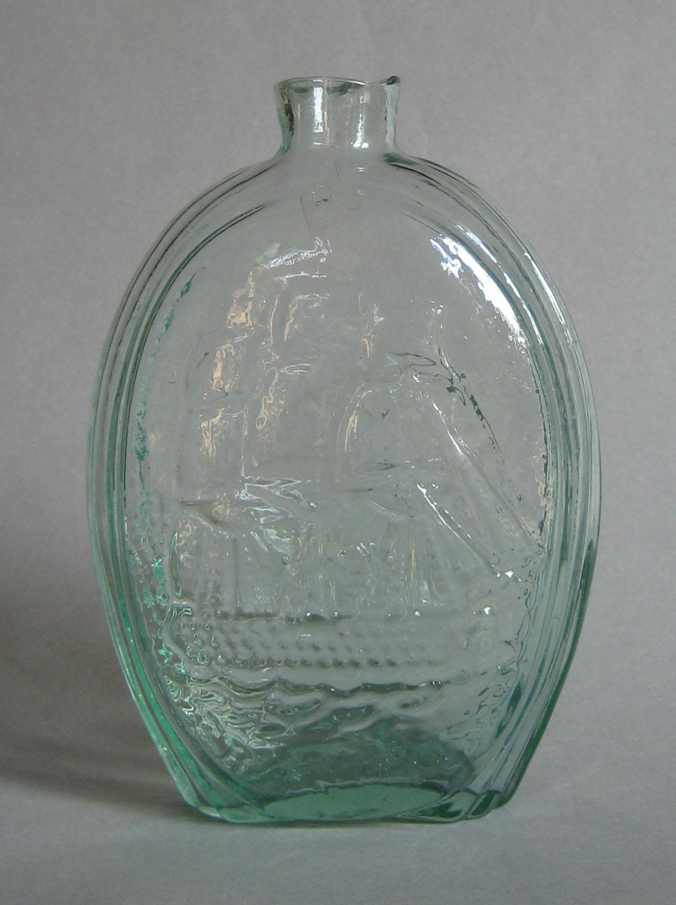 1973.0417.002 (side 1) Glass Flask