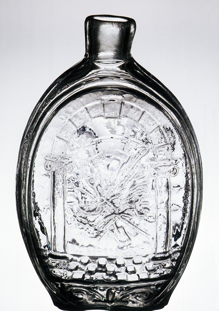 1973.0420.004 Glass Flask, View 2