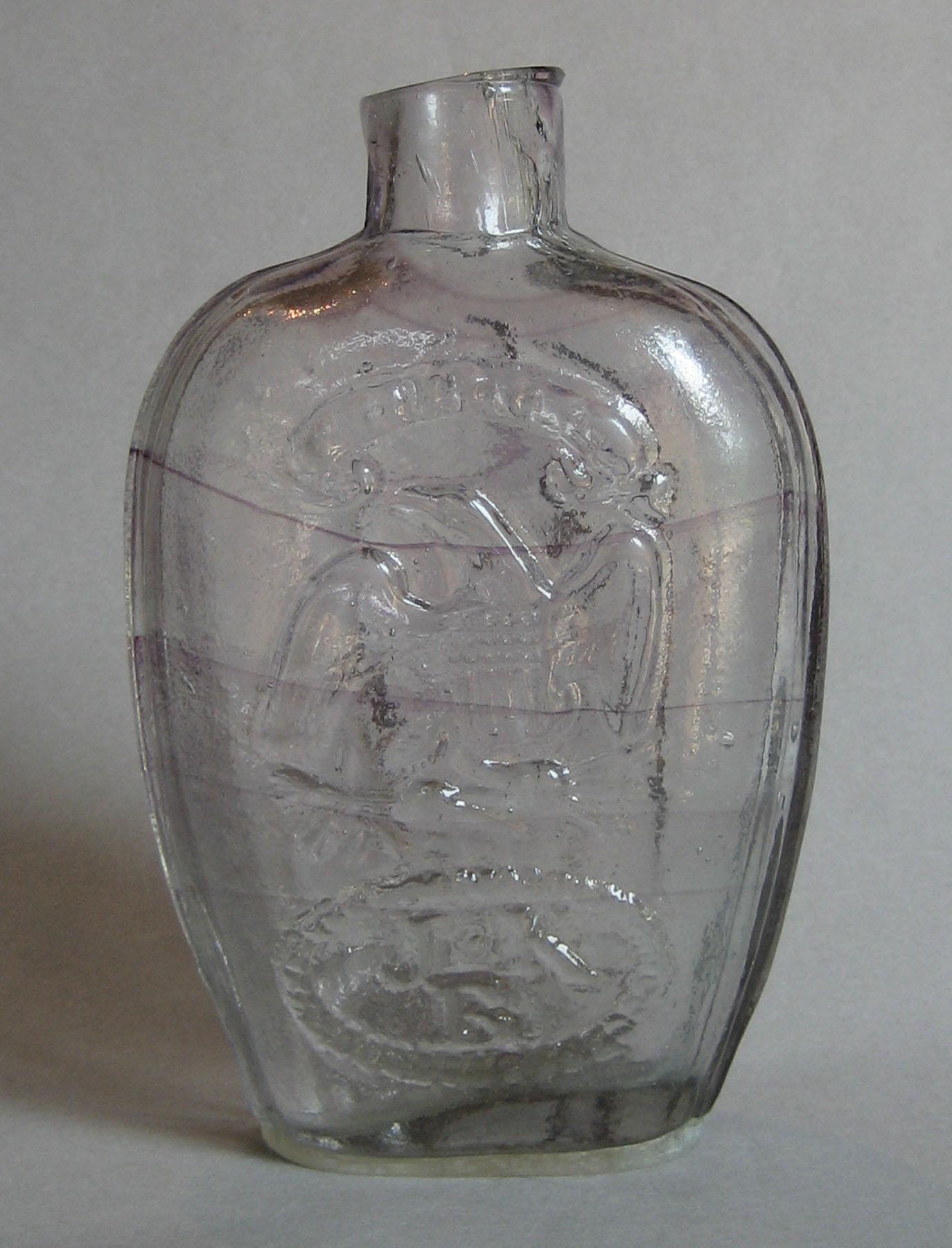 1973.0420.006 (side 1) Glass Flask