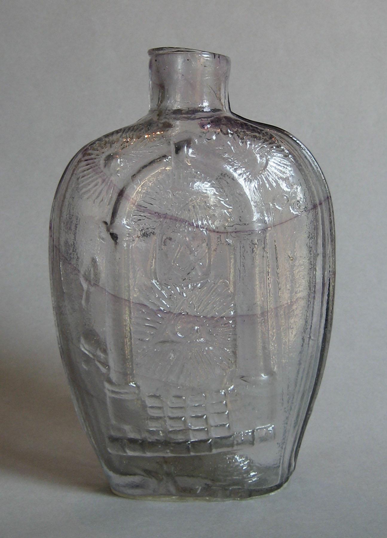 1973.0420.006 (side 2) Glass Flask