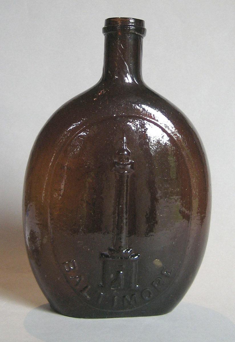 1973.0422.002 (side 2) Glass Flask