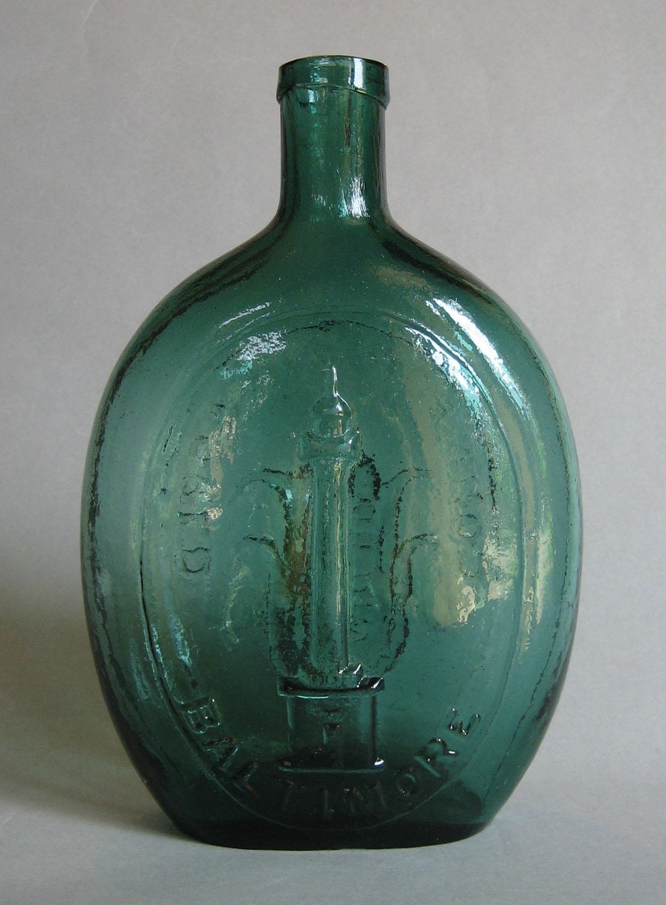 1973.0422.003 (side 2) Glass Flask