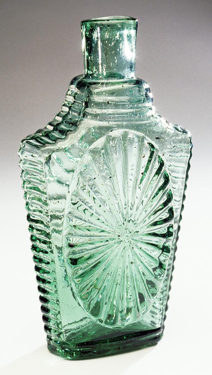 1973.0423.007 Glass Flask, View 2