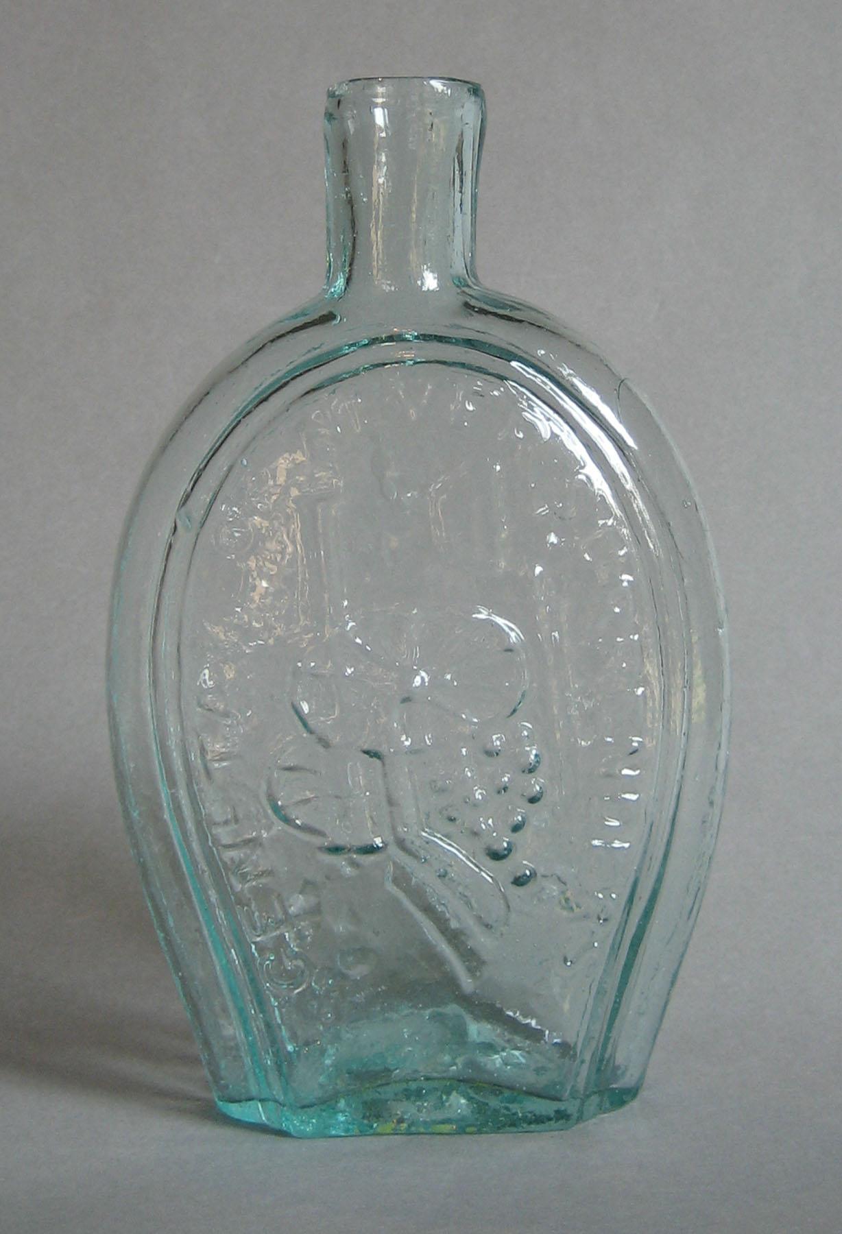 1973.0427.001 (side 1) Glass Flask