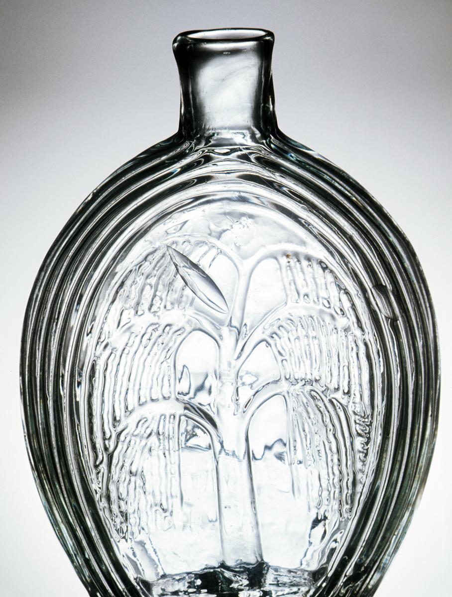 1973.0427.003 Glass Flask, View 2