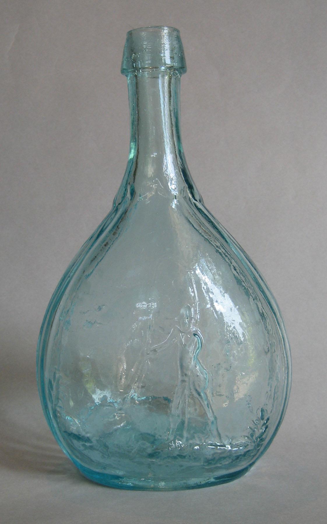 1973.0430.001 (side 1) Glass Flask