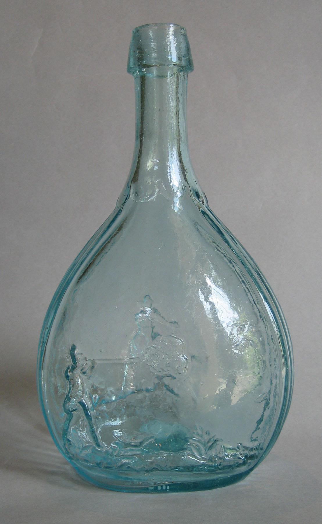 1973.0430.001 (side 2) Glass Flask