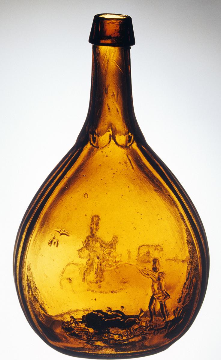1973.0430.002 Glass Bottle, View 2