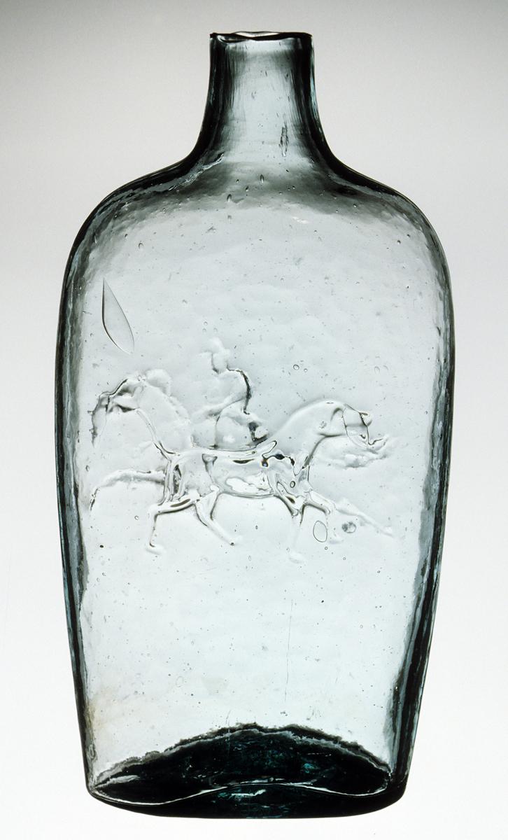 1973.0437.004 Glass Flask, View 2