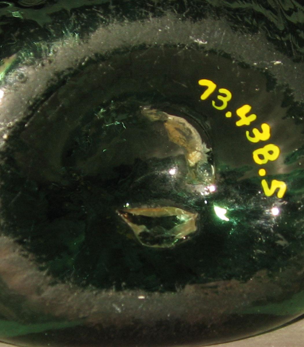 1973.0438.005 Glass Flask (underside)