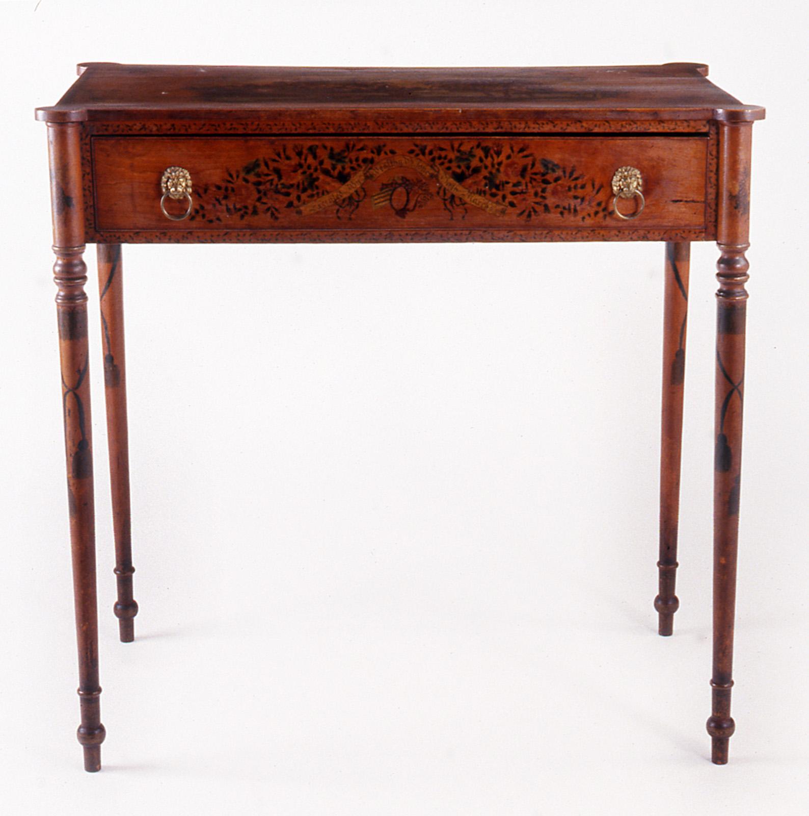 1957.0986 Table, Chamber table front view