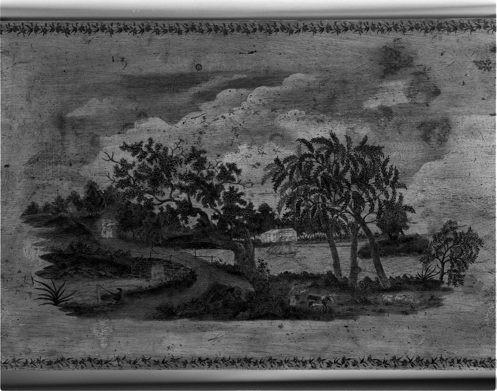 1957.0986 Table, landscape detail