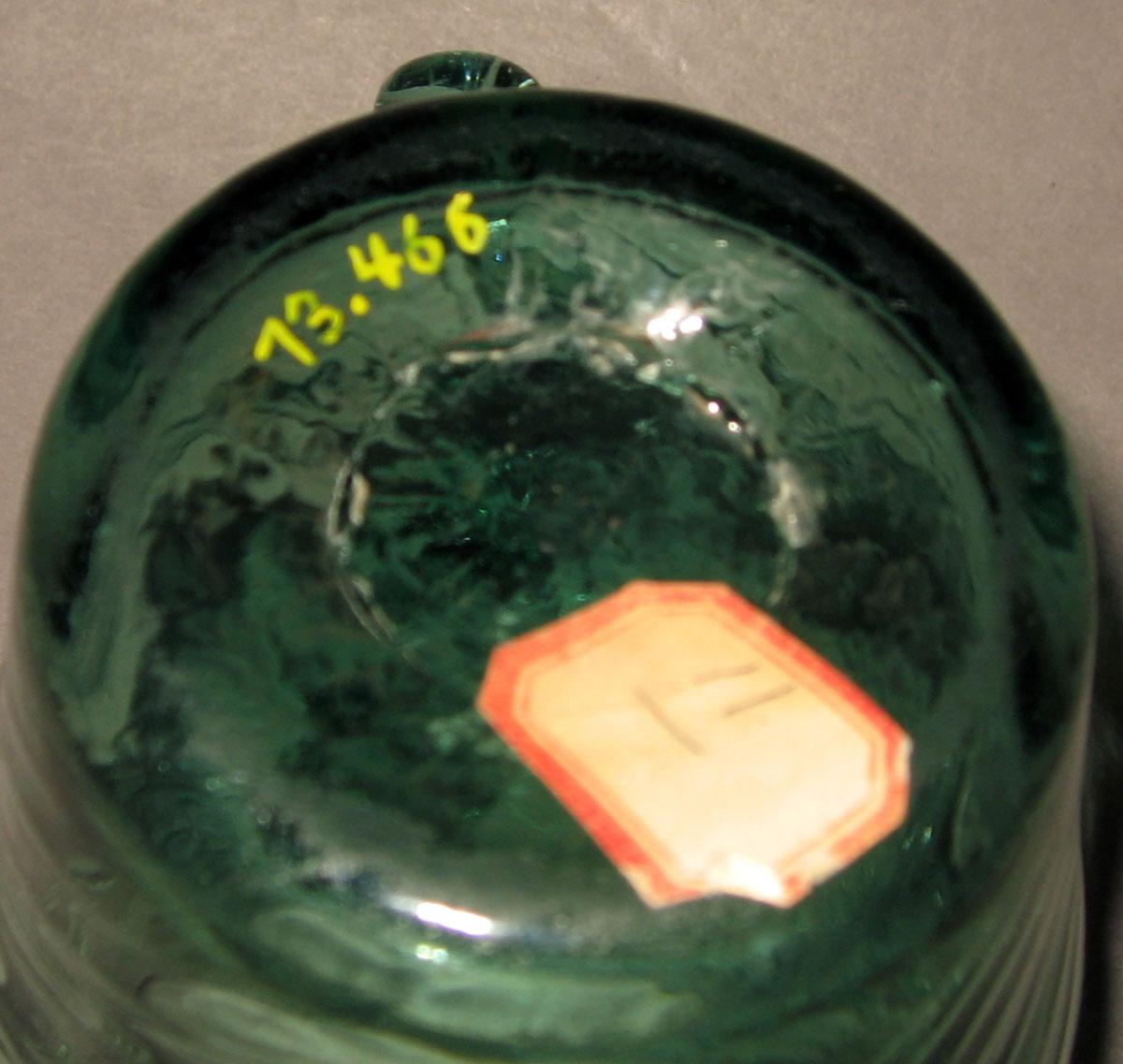 1973.0466 Glass Cream Jug (underside)
