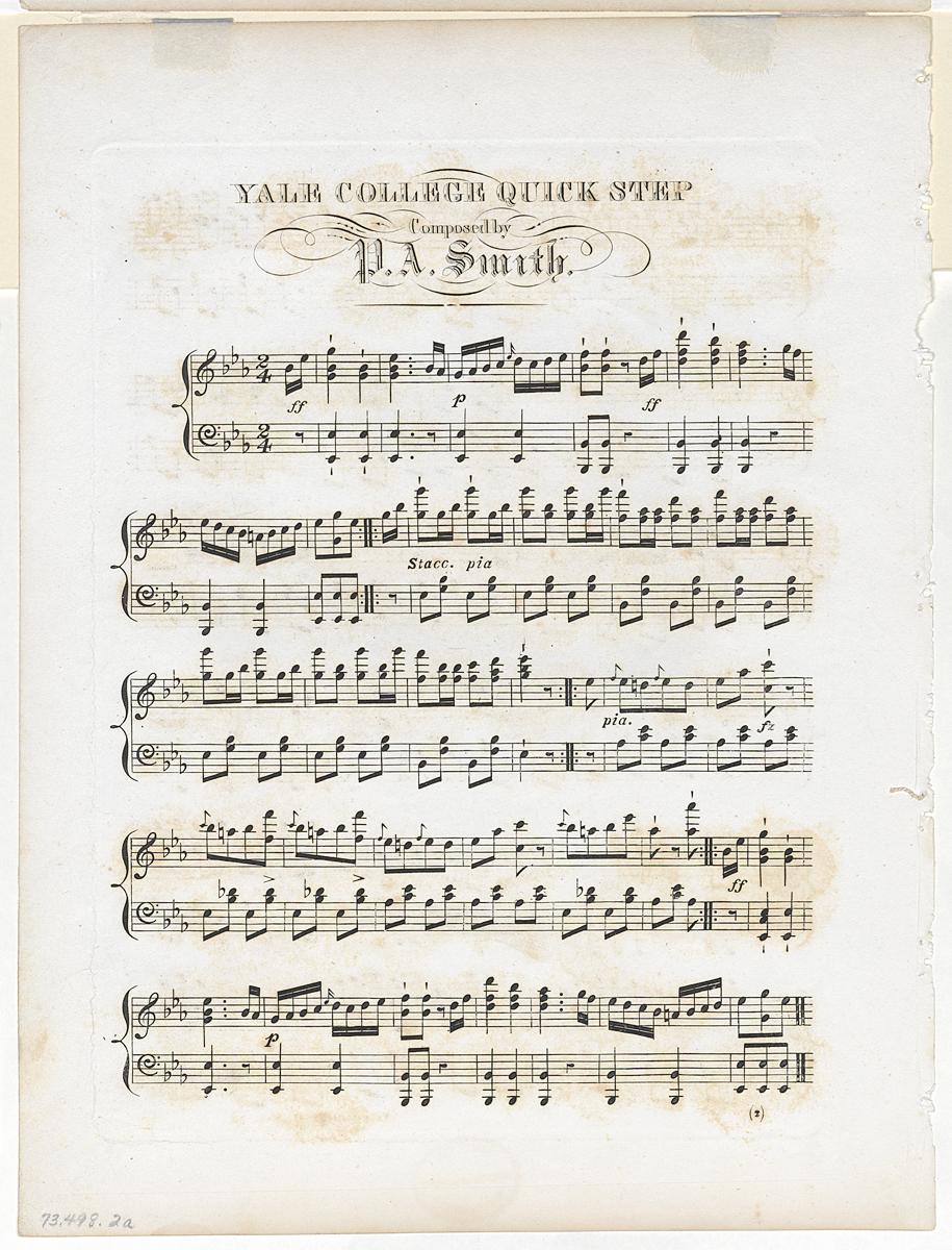 1973.0498.002 A Sheet Music, Verso