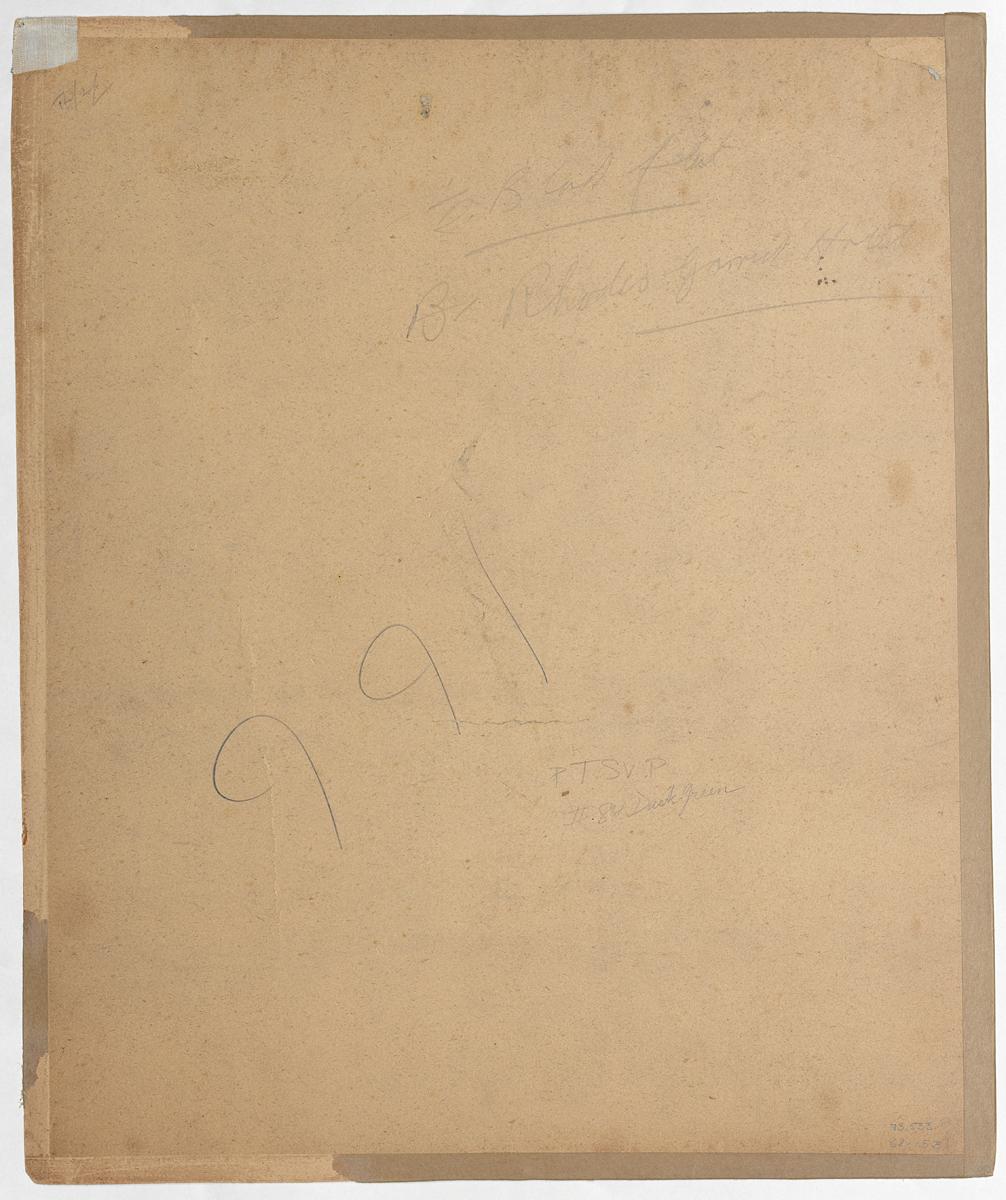 1973.0533 Print, Verso