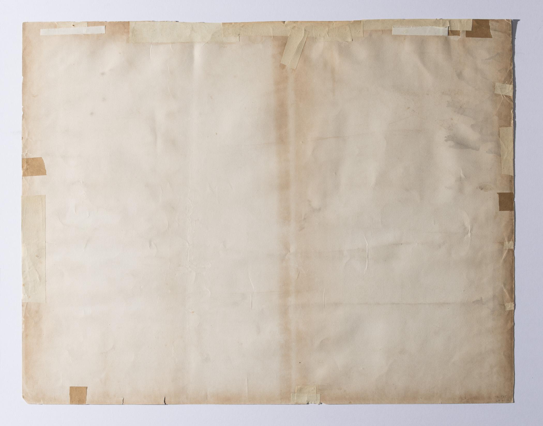 1973.0535 Print, view 4, reverse, raking light