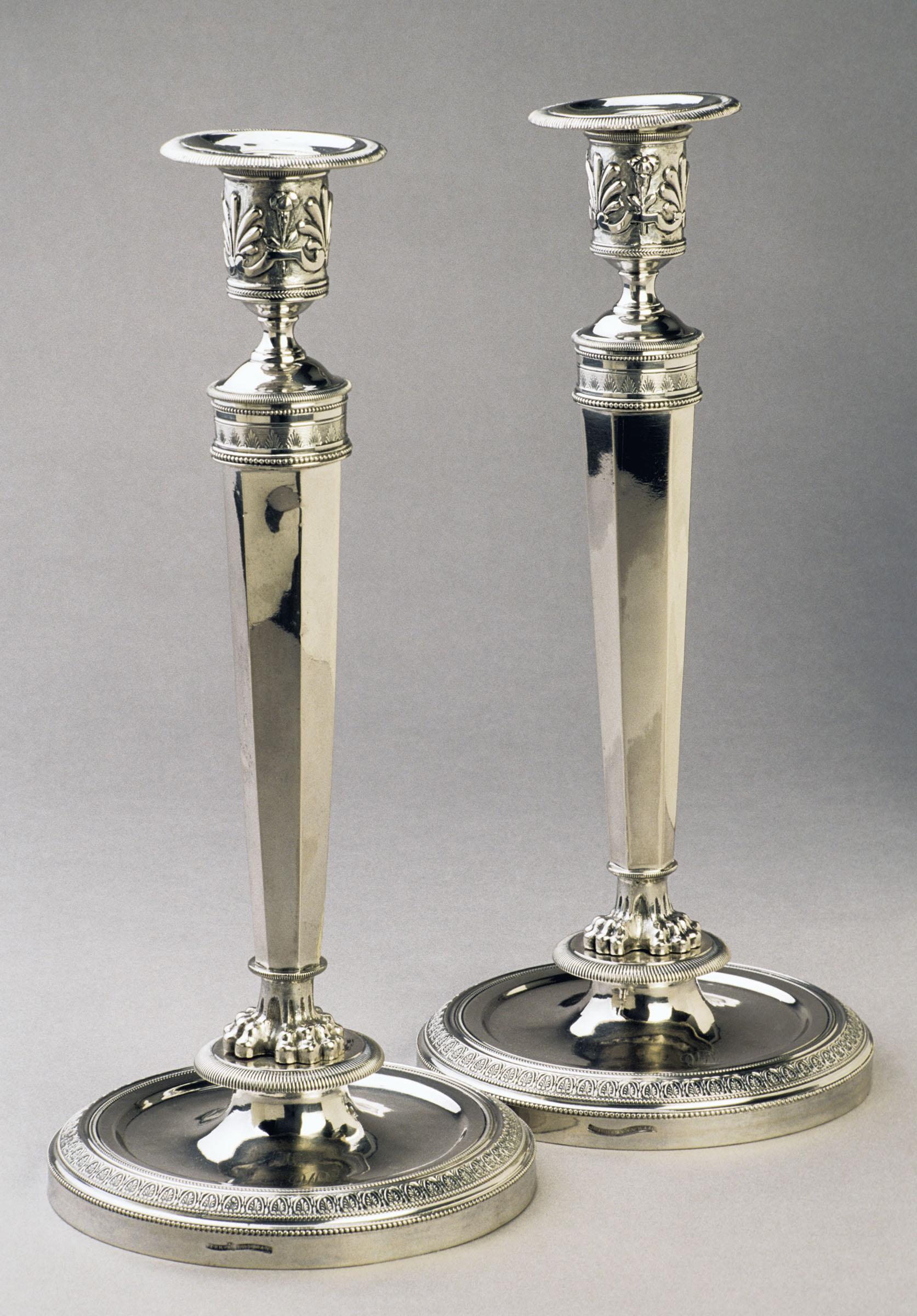 1974.0003.001 A-C, 1974.0003.002 A-C Candlestick, view 3
