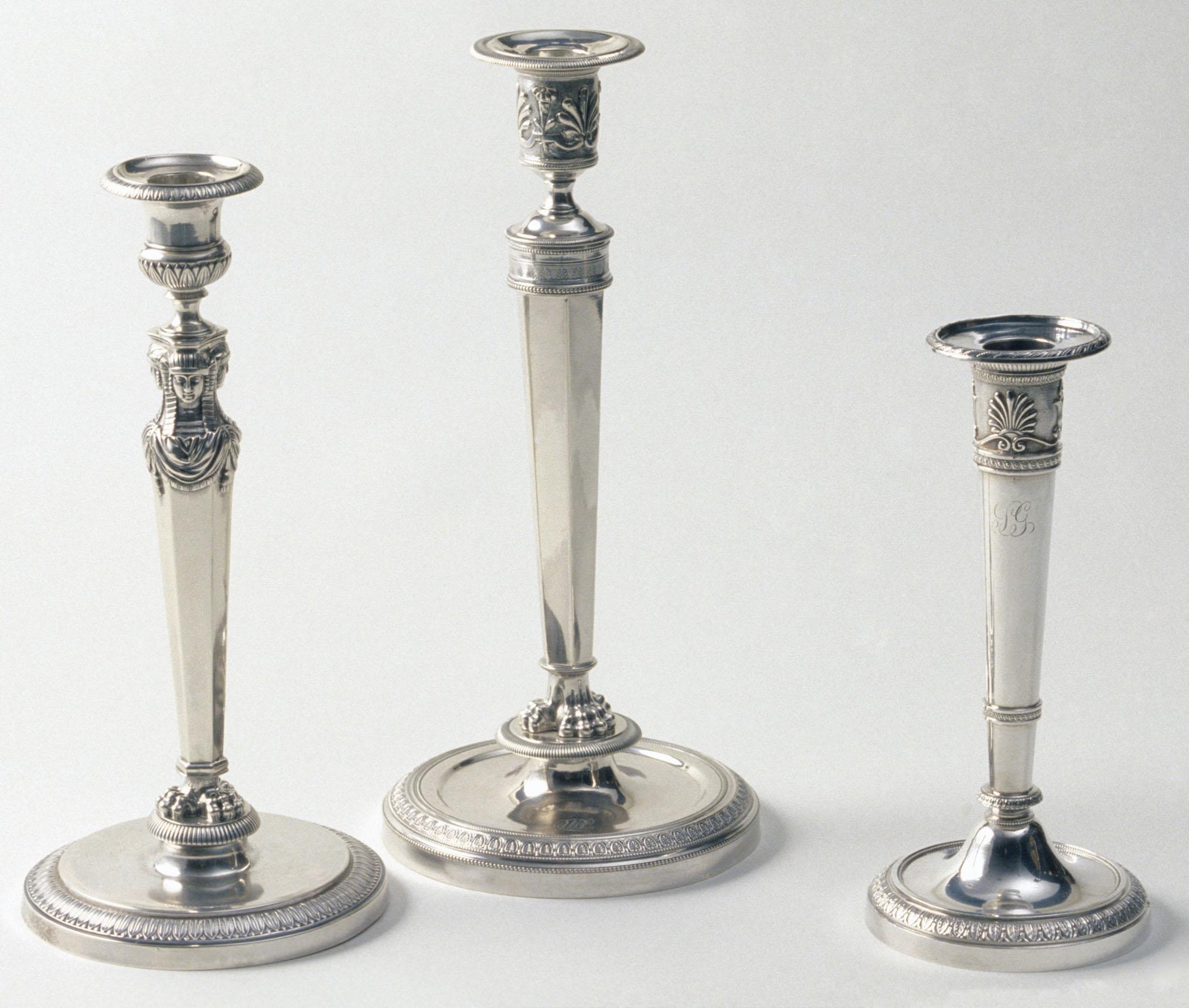 1974.0003.001 A-C, 1974.0003.002 A-C Candlestick, view 2