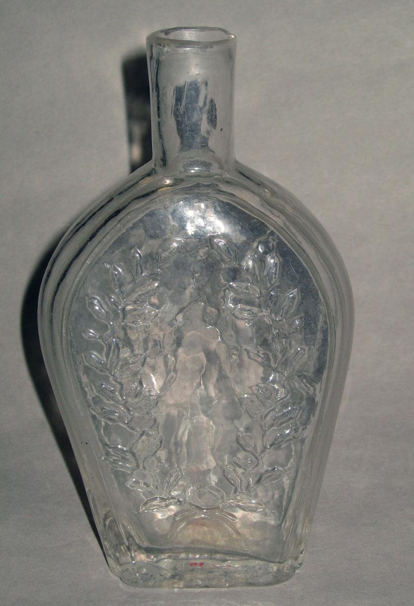 1974.0018 Glass pictorial flask (opp. side)