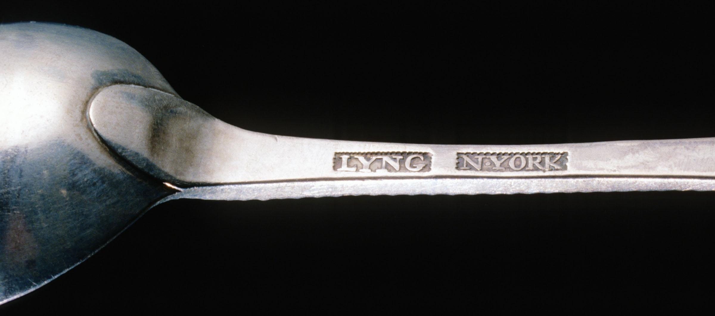 1974.0030 Spoon, Dessert Spoon, detail 1