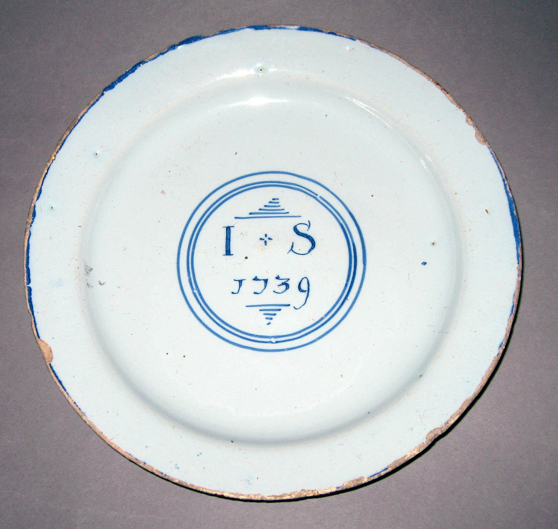 1974.0048.002 Delftware plate