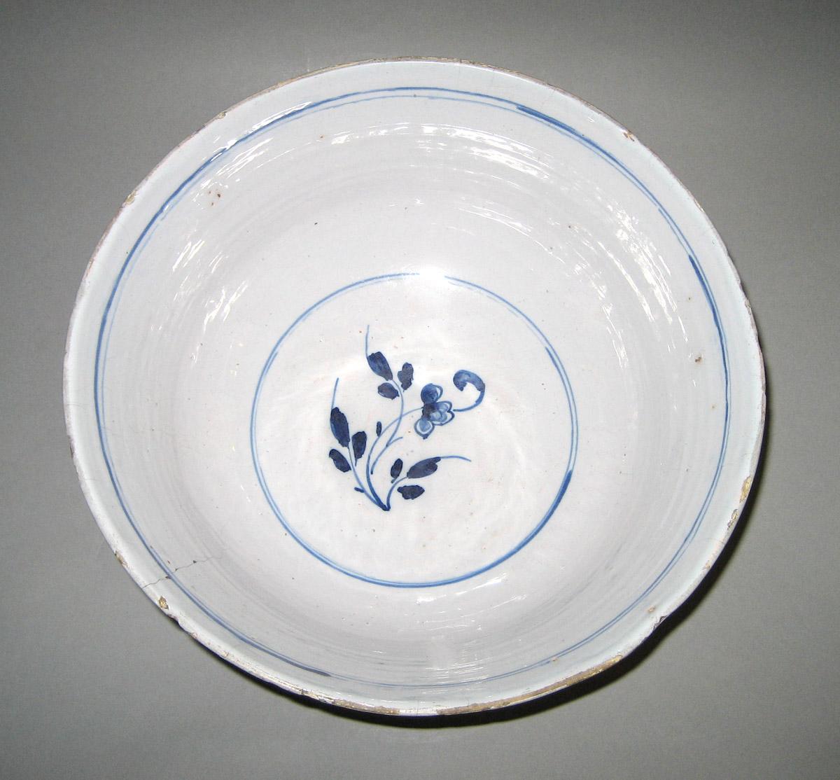 1974.0051 Delft punch bowl top