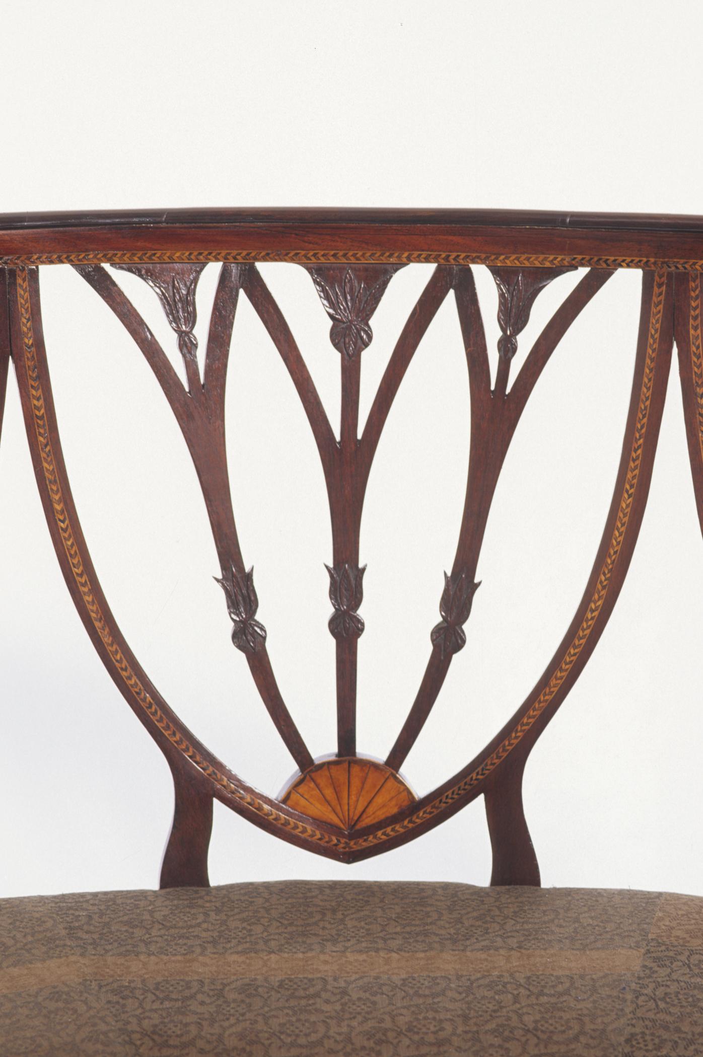 1957.1015 Settee, detail 1