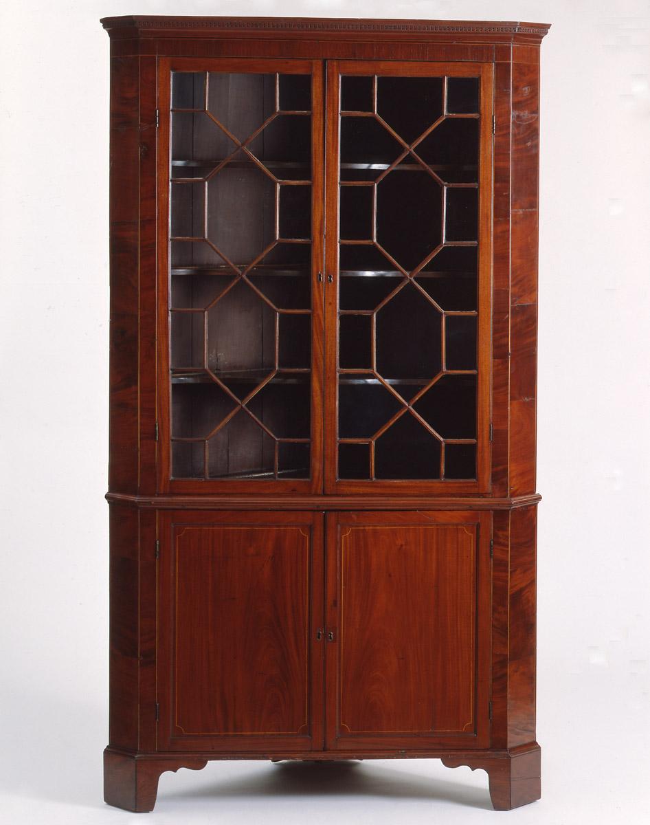 1957.1018 Cupboard, Corner Cupboard