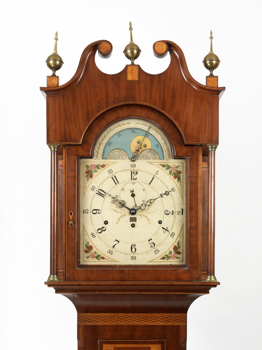 1957.1026 Clock, Tall clock (view 3)