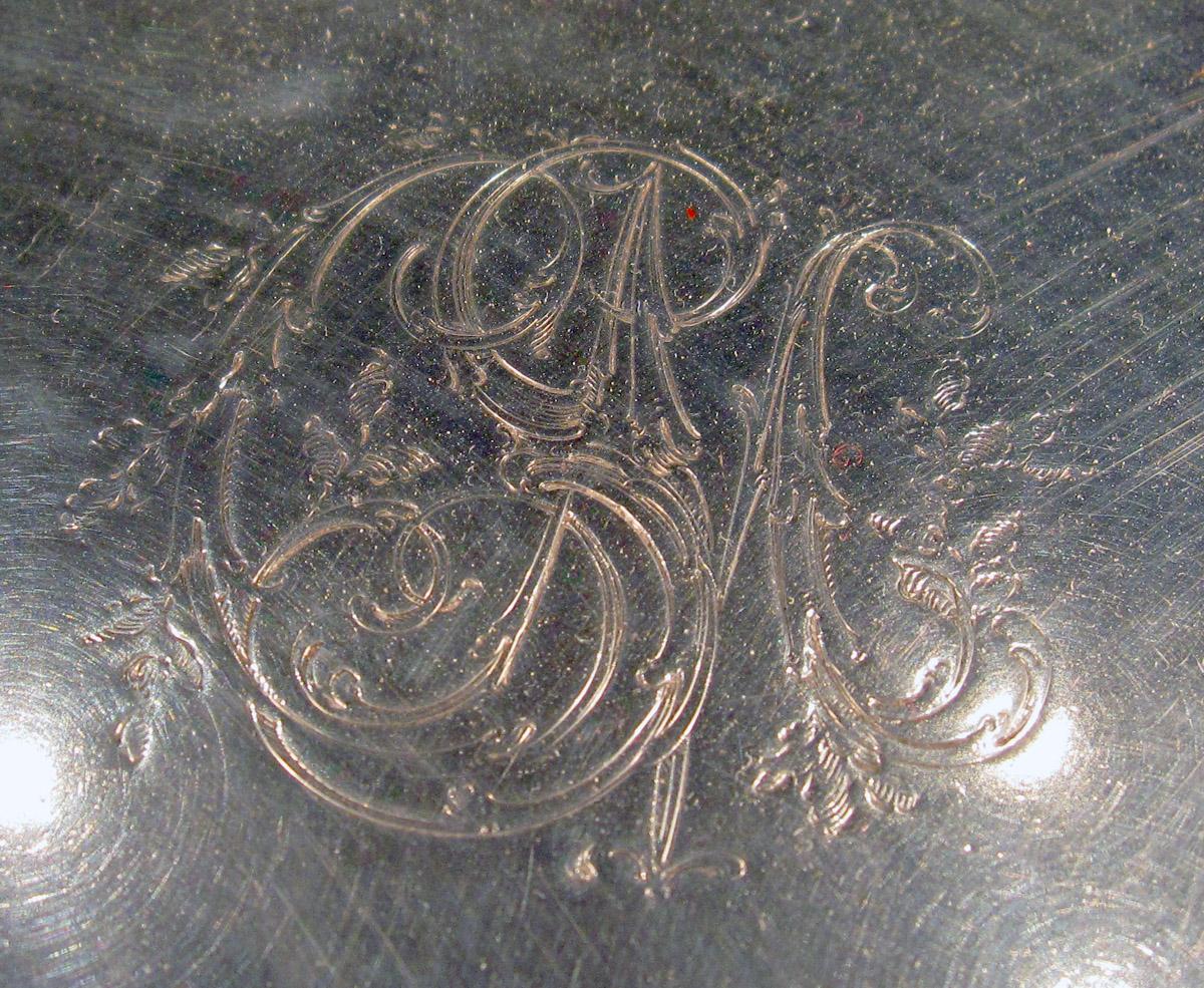 1951.0063 Silver Salver engraving 1
